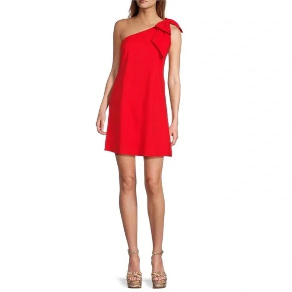Antonio Melani Red Linen Dress